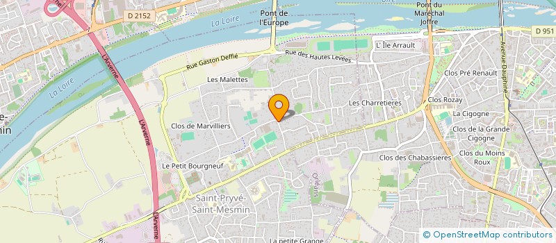 localisation de l'entreprise SCI DES 4 PINS à SAINT-PRYVE-SAINT-MESMIN