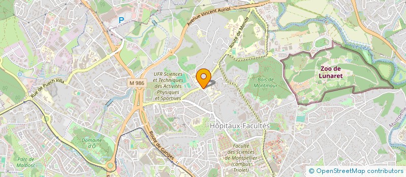 localisation de l'entreprise SCI DES 4 SEIGNEURS à MONTPELLIER