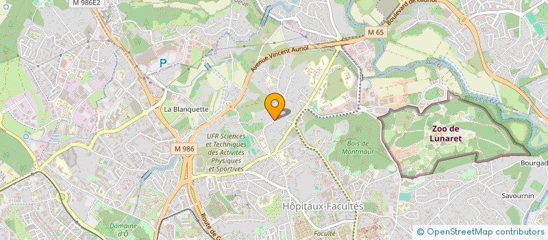 localisation de l'entreprise SCI DES 4 SEIGNEURS à MONTPELLIER