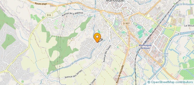 localisation de l'entreprise SCI DES 4 TALENTS à MANOSQUE