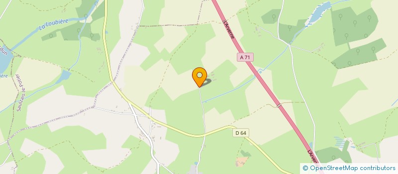 localisation de l'entreprise SCI DES 4 TERRES  EPINEUIL-LE-FLEURIEL