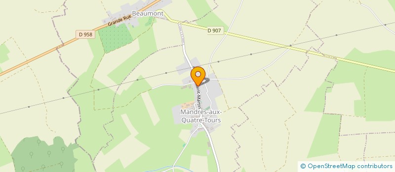 localisation de l'entreprise SCI DES 4 TOURS  MANDRES-AUX-QUATRE-TOURS