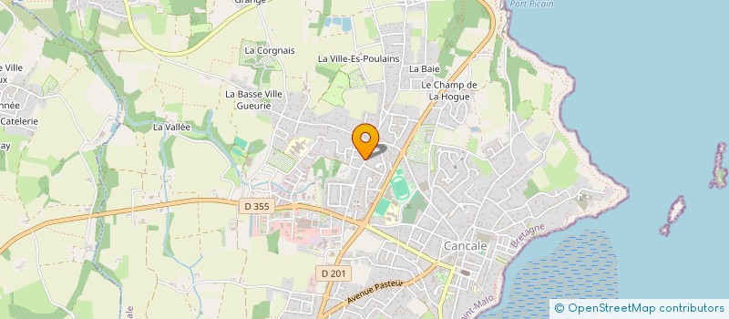 localisation de l'entreprise SCI DES 4 TROT  CANCALE