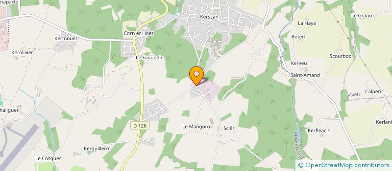 localisation de l'entreprise SCI DES 4 VENTS  MONTERBLANC