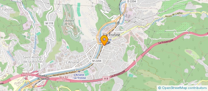 localisation de l'entreprise SCI DES 4 VENTS à LA TRINITE