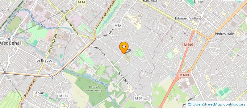 localisation de l'entreprise SCI DES 4 VENTS à CROIX