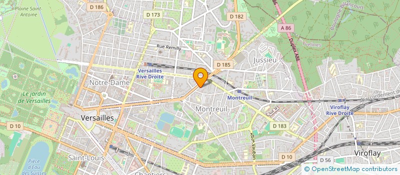 localisation de l'entreprise SCI DES 4 VENTS à VERSAILLES