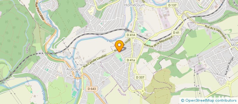 localisation de l'entreprise SCI DES 4 VENTS  HOMECOURT