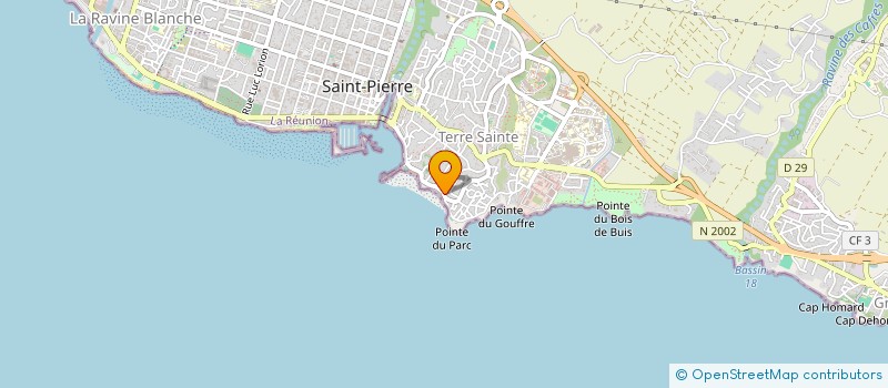 localisation de l'entreprise SCI DES 4 VENTS à SAINT-PIERRE