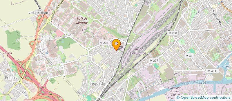 localisation de l'entreprise SCI DES 40 SELLES  SEQUEDIN