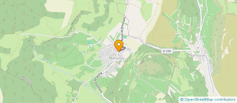 localisation de l'entreprise SCI DES 44  MELOISEY