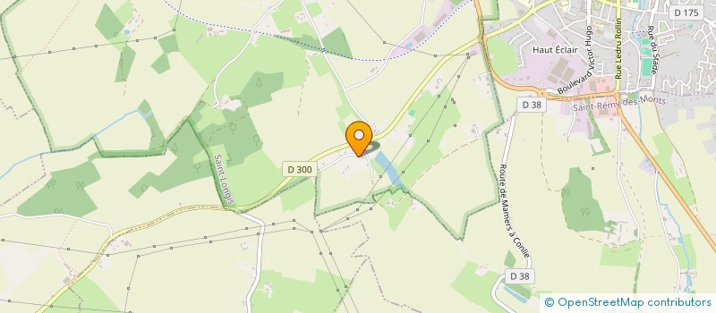 localisation de l'entreprise SCI DES 4H  SAINT LONGIS