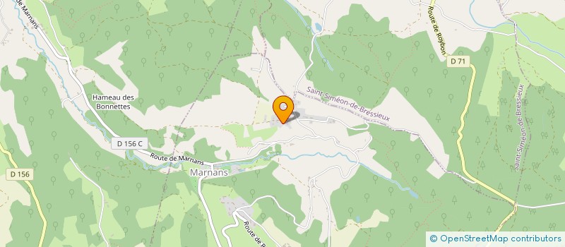 localisation de l'entreprise SCI DES 4M  MARNANS