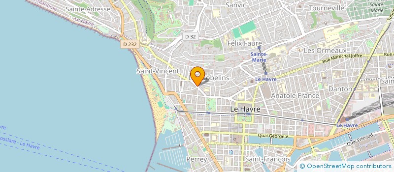 localisation de l'entreprise SCI DES 4X4 à LE HAVRE