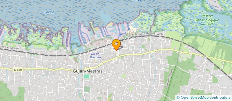 localisation de l'entreprise SCI DES 5 CHENES  GUJAN-MESTRAS