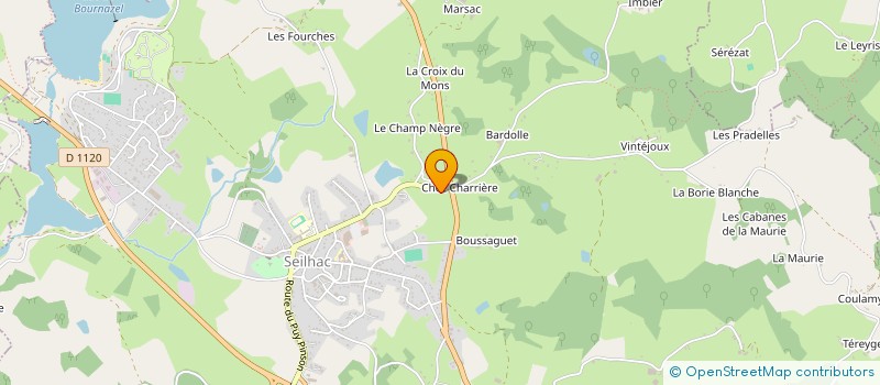 localisation de l'entreprise SCI DES 5 CHENES  SEILHAC