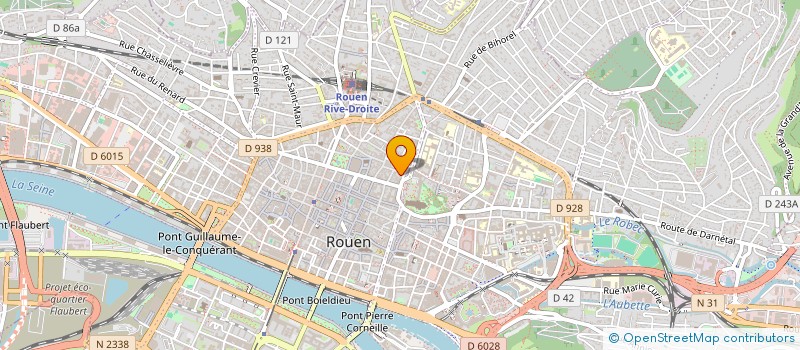 localisation de l'entreprise SCI DES 5 ET 20 RUE DE LA MICHODIERE  ROUEN