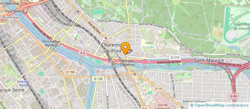 localisation de l'entreprise SCI DES 5 ET 7 RUE DE PARIS A CHARENTON à SAINT-MAURICE