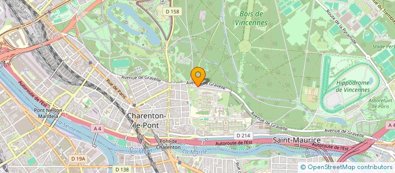 localisation de l'entreprise SCI DES 5 ET 7 RUE DE PARIS A CHARENTON LE PONT à SAINT-MAURICE