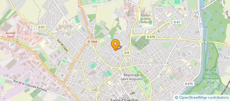 localisation de l'entreprise SCI DES 5 J à SAINT-QUENTIN
