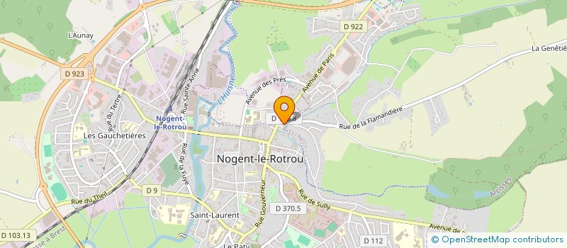 localisation de l'entreprise SCI DES 5 MOULINS à NOGENT LE ROTROU