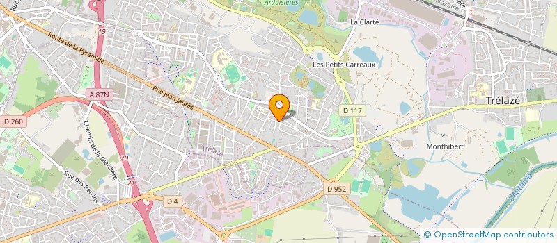 localisation de l'entreprise SCI DES 5 MOULINS à TRELAZE