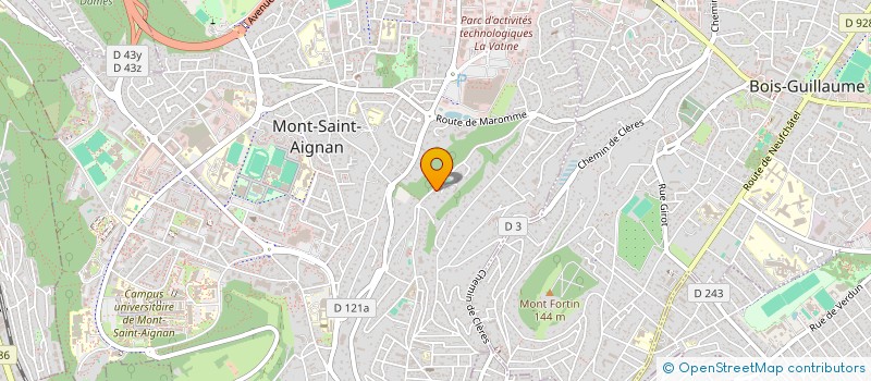 localisation de l'entreprise SCI DES 5 PETITS MALLIOTS  MONT-SAINT-AIGNAN