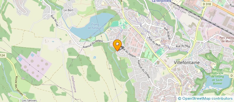 localisation de l'entreprise SCI DES 5 ROCHES  VILLEFONTAINE