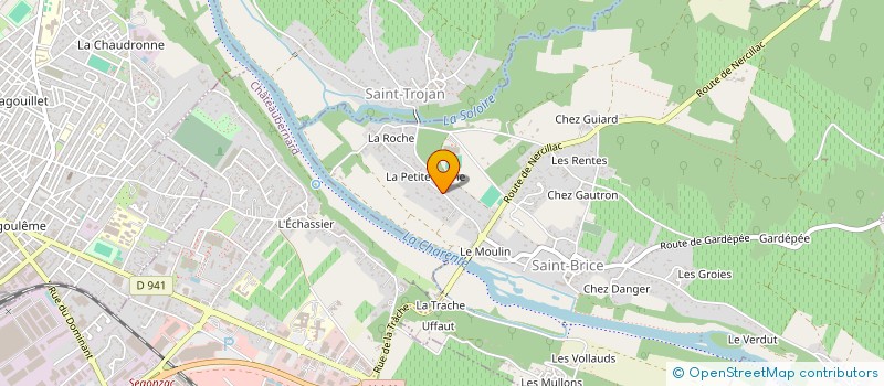 localisation de l'entreprise SCI DES 5 RR.  SAINT-BRICE