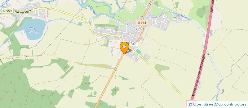 localisation de l'entreprise SCI DES 5 RUES  TIL-CHATEL