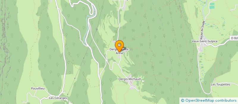 localisation de l'entreprise SCI DES 5 TILLEULS  PLATEAU D'HAUTEVILLE