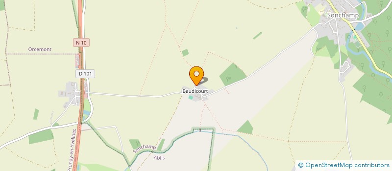 localisation de l'entreprise SCI DES 5 VALLEE  SONCHAMP