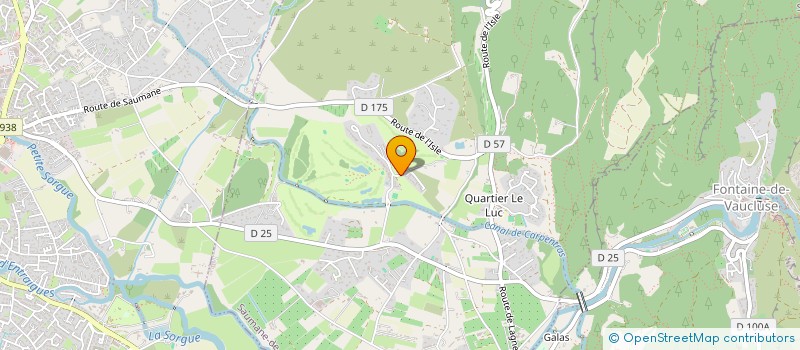 localisation de l'entreprise SCI DES 5 VENTS  SAUMANE-DE-VAUCLUSE