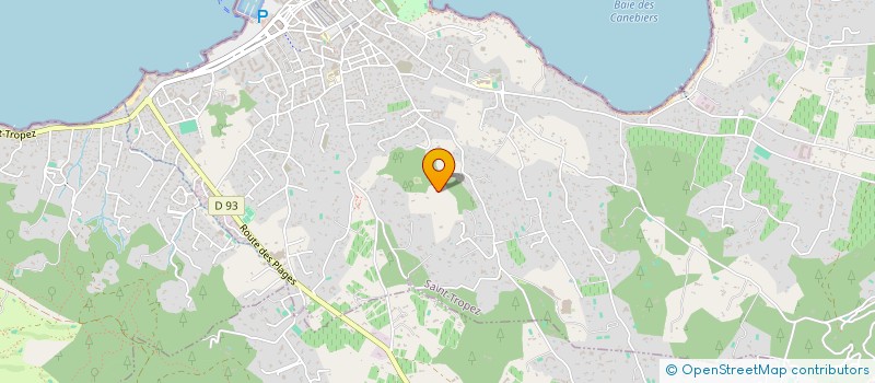 localisation de l'entreprise SCI DES 5 VENTS à SAINT TROPEZ