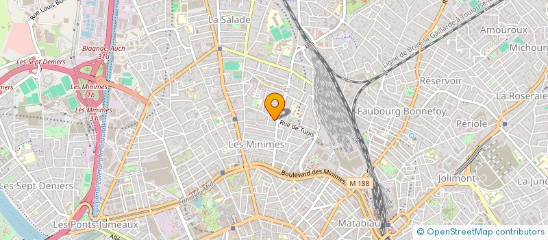 localisation de l'entreprise SCI DES 50 ANGES à TOULOUSE