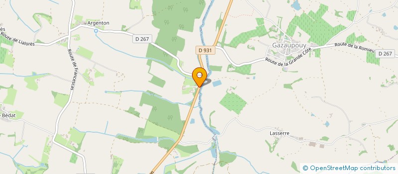 localisation de l'entreprise SCI DES 5A  CONDOM