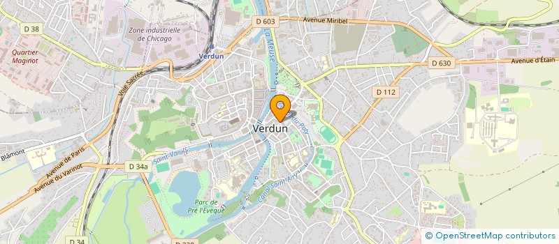 localisation de l'entreprise SCI DES 5M à VERDUN