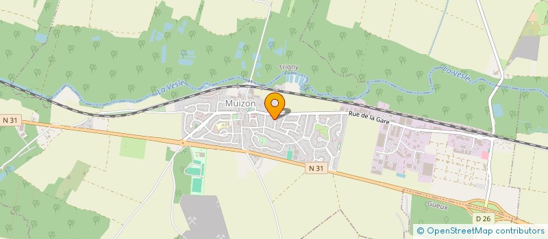 localisation de l'entreprise SCI DES 6  MUIZON