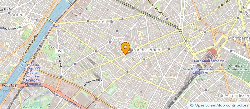 localisation de l'entreprise SCI DES 6 ET 8 RUE LECOURBE  PARIS