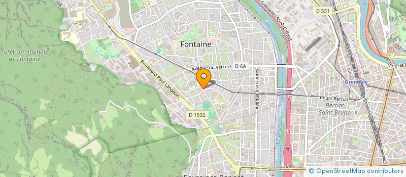 localisation de l'entreprise SCI DES 6 MINOUS  FONTAINE