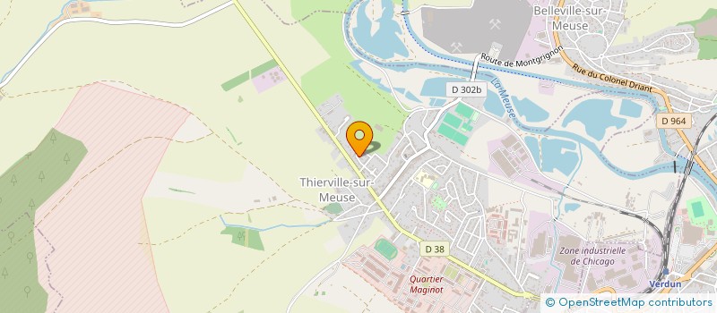 localisation de l'entreprise SCI DES 60 à THIERVILLE-SUR-MEUSE