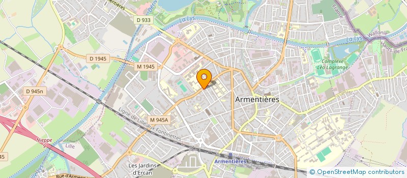 localisation de l'entreprise SCI DES 67 ET 69 RUE JULES LEBLEU  ARMENTIERES