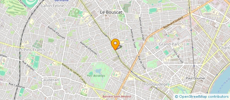 localisation de l'entreprise SCI DES 7 CHENES  LE BOUSCAT