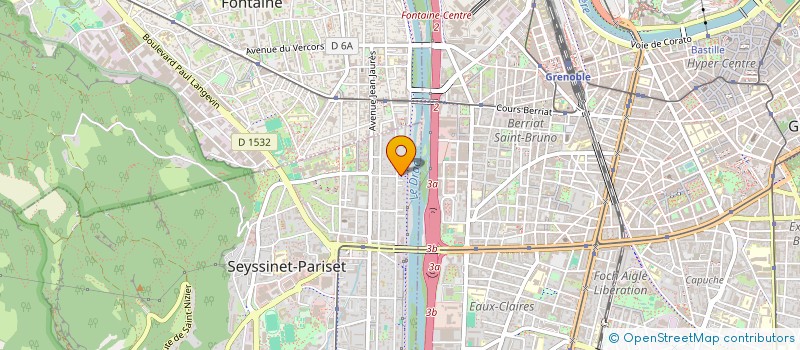 localisation de l'entreprise SCI DES 7 COLONNES à SEYSSINS
