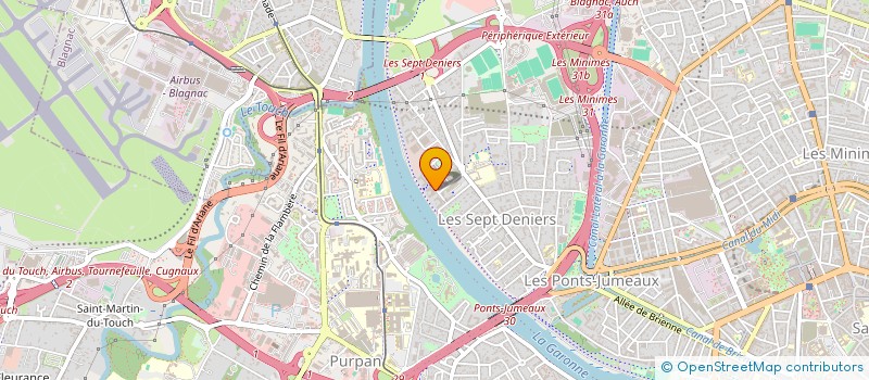 localisation de l'entreprise SCI DES 7 DENIERS à TOULOUSE