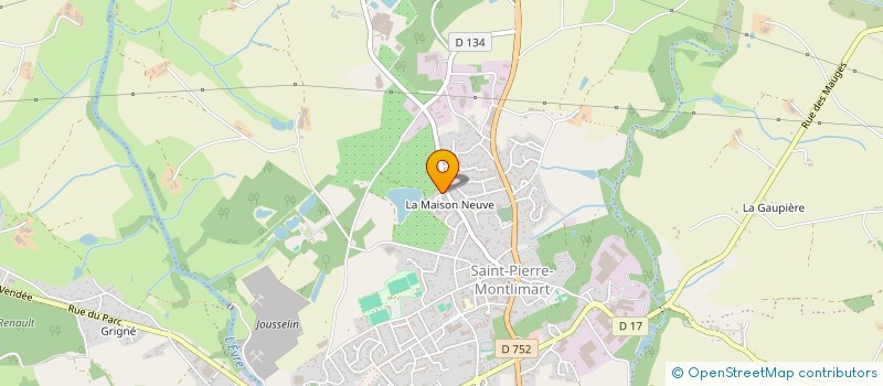 localisation de l'entreprise SCI DES 7 FONTAINES  BEAUPREAU-EN-MAUGES