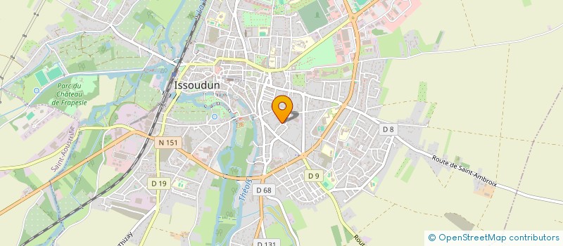 localisation de l'entreprise SCI DES 7 GROSEILLIERS à ISSOUDUN