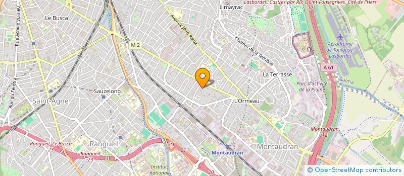localisation de l'entreprise SCI DES 7 MAISONS  TOULOUSE
