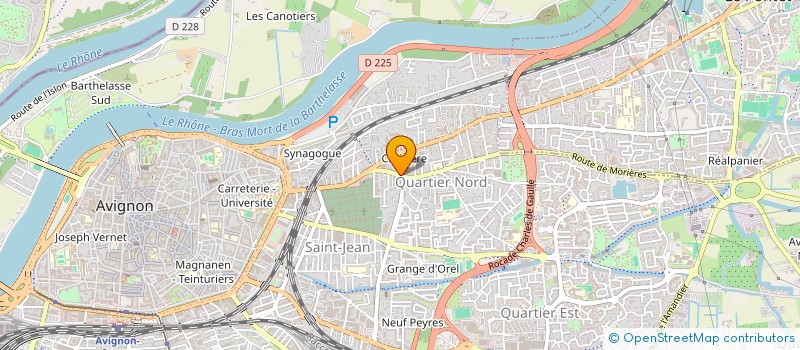 localisation de l'entreprise SCI DES 7 ROUTE DES MORIERES  AVIGNON
