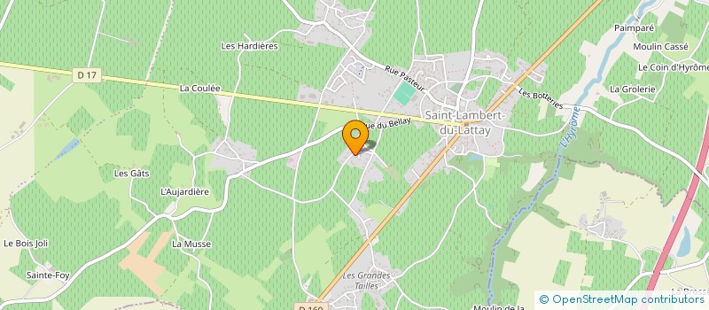 localisation de l'entreprise SCI DES 7 SONNETTES  VAL-DU-LAYON